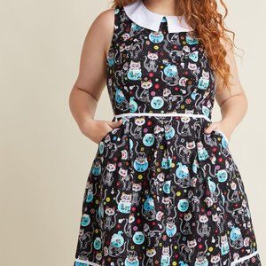 Cat Skeleton Dress